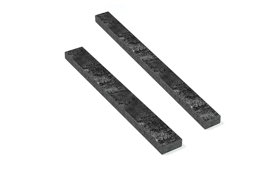 Декоративный кирпич Wandermode Armschwung AP190R20+AP190L20 55/45 Gottlicher Weinrot рядовой формата Mix толщиной 20 мм черный из минерального сырья - фото 2
