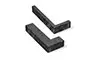 Ригельная плитка Wandermode Armschwung AV180R20+AV180R40 70/30 Farbiger Sturm угловая толщина 20-40 мм красная - превью 2