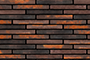 Плитка под кирпич Wandermode Armschwung AP060L40 Nachtsfeuer рядовая толщина 40 мм коричневая - превью шаблон 1