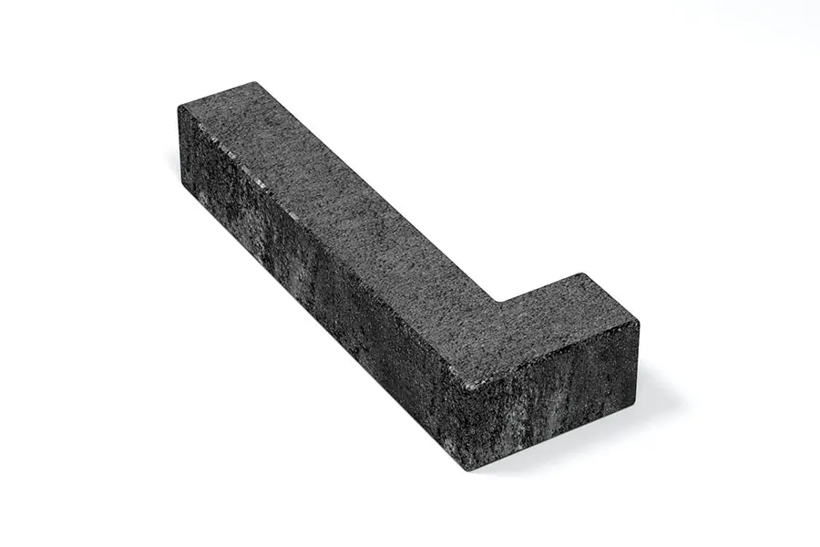 Клинкерный кирпич Wandermode Armschwung AE020LDF50 Aschgrau угловой формат LDF толщиной 50 мм серый из минерального сырья - фото 2
