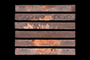 Ригельный кирпич Wandermode Kosmische KZ060L50 Nachtsfeuer рядовой толщина 50 мм коричневый - превью 2