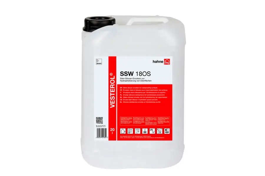 Гидрофобизатор Hahne Vesterol SSW 18OS farblos 40185 силан-силоксановая пропитка 20 л производство Германия из уникального высококачественного сырья - фото 1