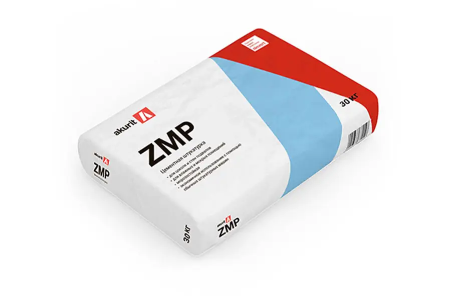 Штукатурка Akurit ZMP 72996 цементная 30 кг производство Россия из уникального высококачественного сырья - фото 1