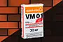 Кладочная смесь Quick-Mix (Квик-Микс) VM 01.H 72168 графитово-черная с трассом для лицевого кирпича 30 кг - превью 1