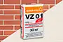 Кладочная смесь Quick-Mix (Квик-Микс) VZ 01.A 72201 алебастрово-белая с трассом для лицевого кирпича 30 кг - превью 1