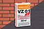 Кладочная смесь Quick-Mix (Квик-Микс) VZ 01.D 72204 графитово-серая с трассом для лицевого кирпича 30 кг - превью 1