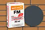 Затирка Quick-Mix (Квик-Микс) FM.D 72304 графитово-серая для кирпичных швов 30 кг - превью 1