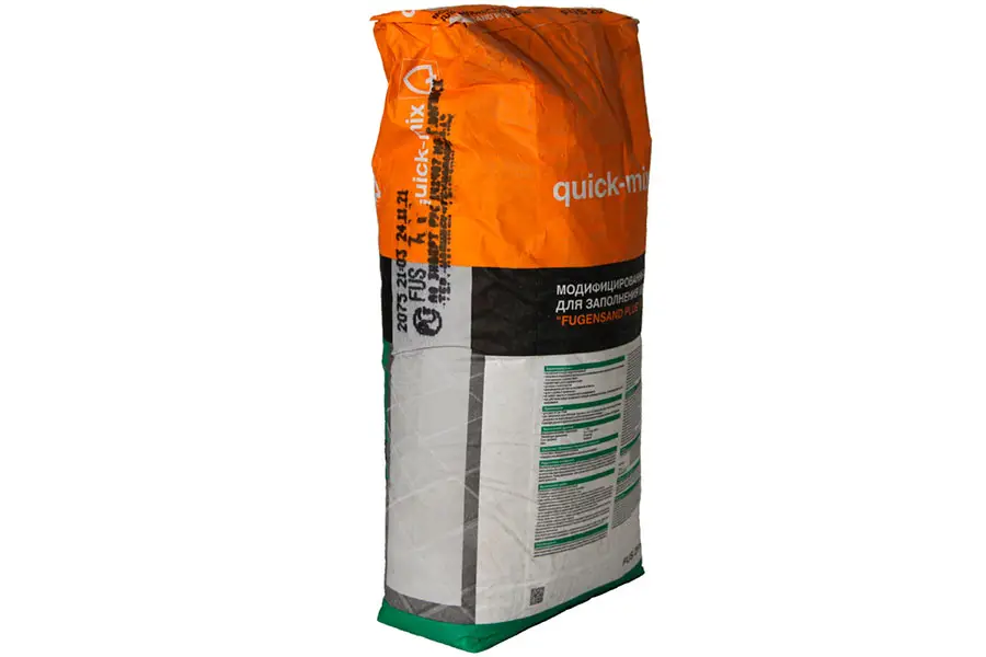 Модифицированный песок Quick-Mix FUGENSAND PLUS FUS dkl-sa 72079 темно-песочный для заполнения швов 25 кг производство Россия из уникального высококачественного сырья - фото 3