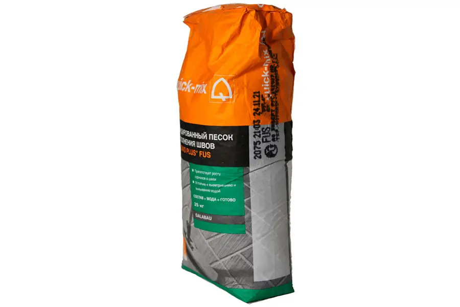 Модифицированный песок Quick-Mix FUGENSAND PLUS FUS gr 72078 серый для заполнения швов 25 кг производство Россия из уникального высококачественного сырья - фото 4