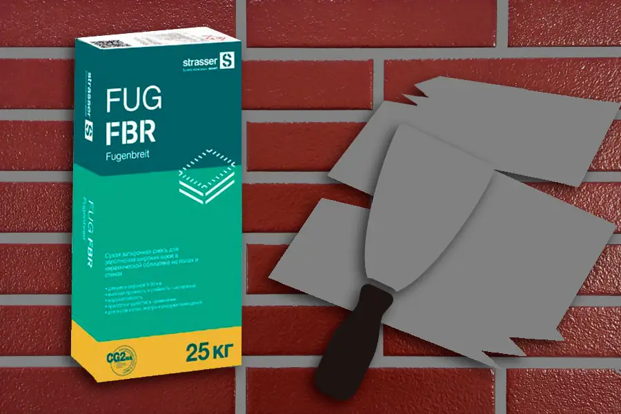 Затирка Strasser FUG FBR 72054 серая для широких швов 25 кг производство Россия из уникального высококачественного сырья - фото 1