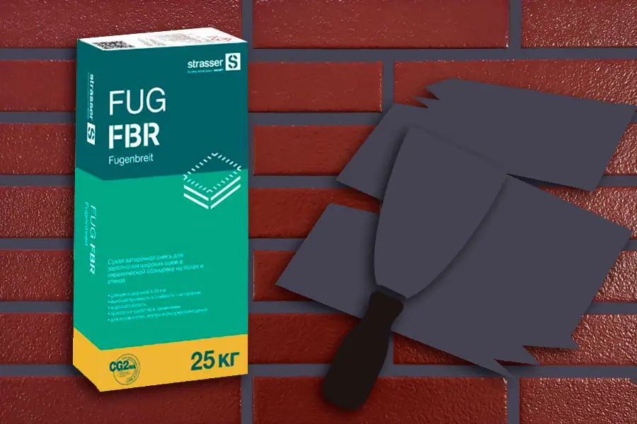 Затирка Strasser FUG FBR 72056 антрацит для широких швов 25 кг производство Россия из уникального высококачественного сырья - фото 1