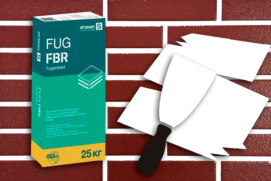 Затирка Strasser FUG FBR 72057 белая для широких швов 25 кг производство Россия из уникального высококачественного сырья - фото 1