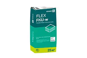 Плиточный клей Strasser FLEX FKU-w 72984 универсальный белый 25 кг