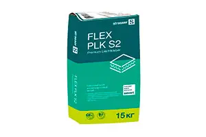Плиточный клей Strasser FLEX PLK S2 72981 высокоэластичный легкий белый 15 кг