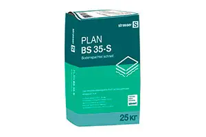 Самовыравнивающийся наливной пол Strasser PLAN BS 35-S 72041 быстротвердеющий 25 кг