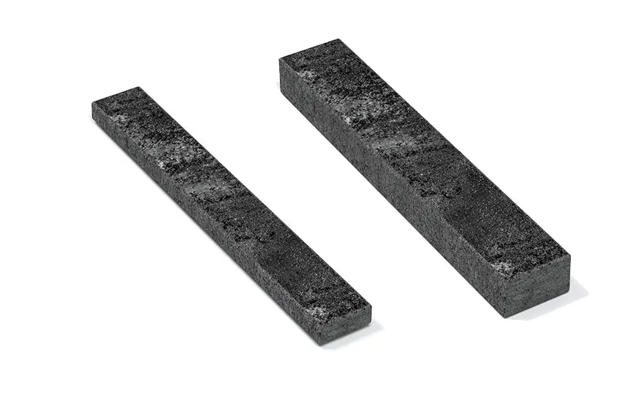 Плитка для вентилируемых фасадов Wandermode Armschwung AB020LDF20+AB020LDF40 70/30 Aschgrau рядовая формат 3D толщиной 20-40 мм серая под кирпич с затиркой из минерального сырья - фото 2
