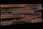 Вентилируемый фасад Wandermode Armschwung 3D AB080L20+AB080L40 70/30 Kupferer Sand рядовой толщина 20-40 мм коричневый под кирпич с затиркой - превью 3